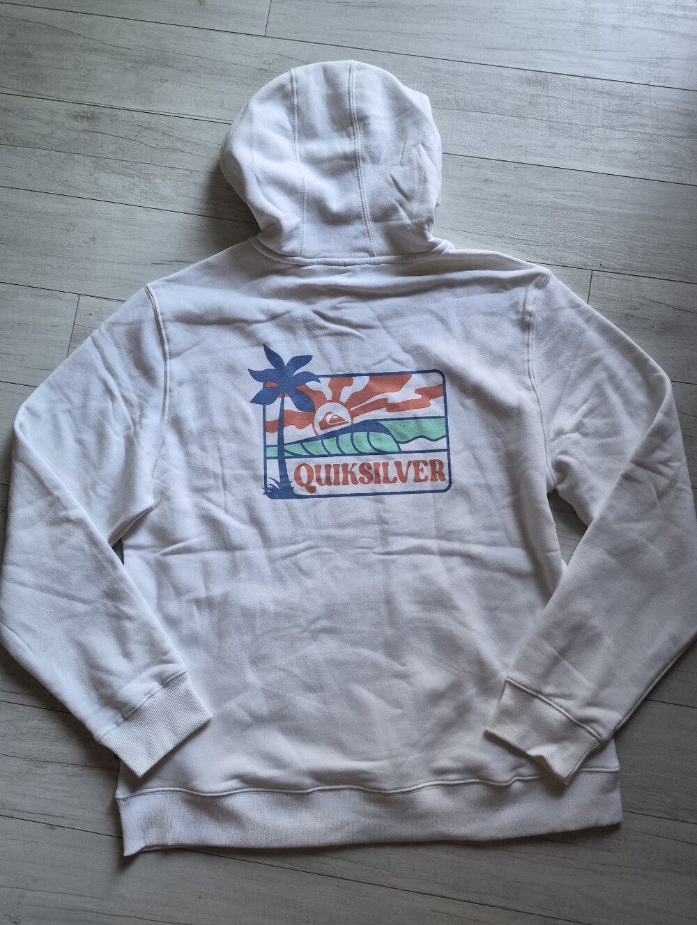 QUIKSILVER NEW Sunny Waves Fleece Pullover Hoodie